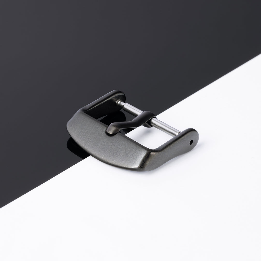 Stainless Steel Buckle - Brushed Gunmetal PVD