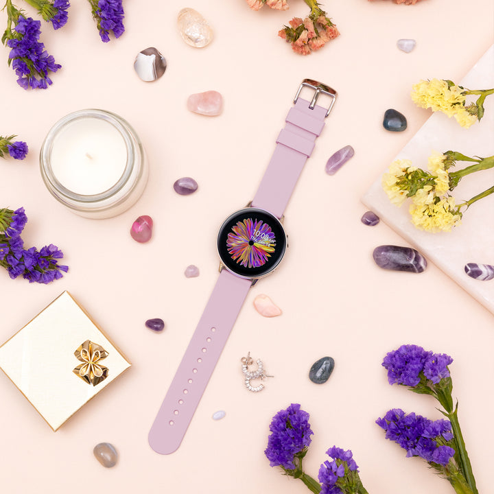 Quick Release Silicone Watch Band - Lavender