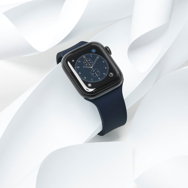 Apple Watch Custom Fit Silicone - Midnight Blue/Gray