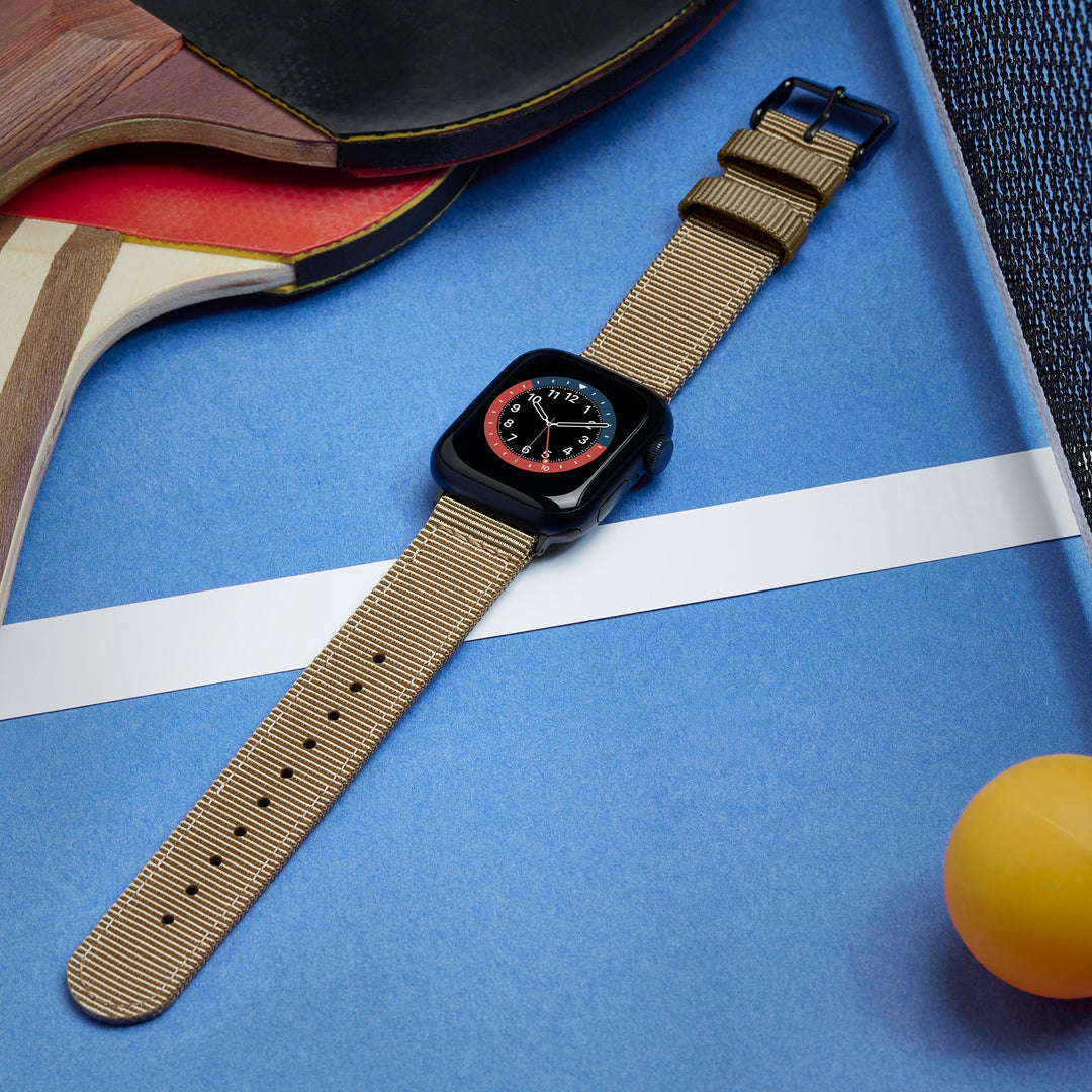Apple Watch Nylon - Khaki/Black