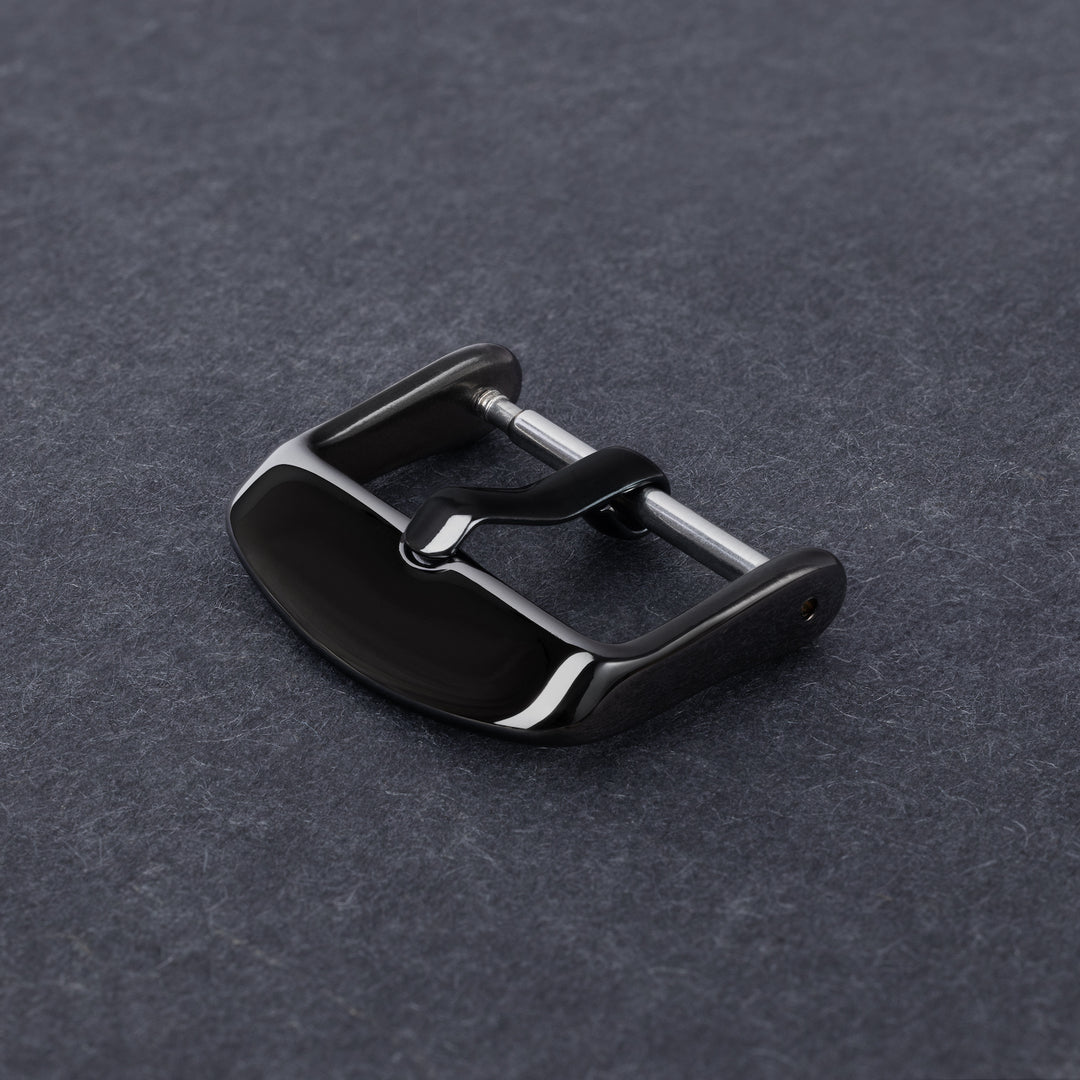 Stainless Steel Buckle - Polished Black PVD