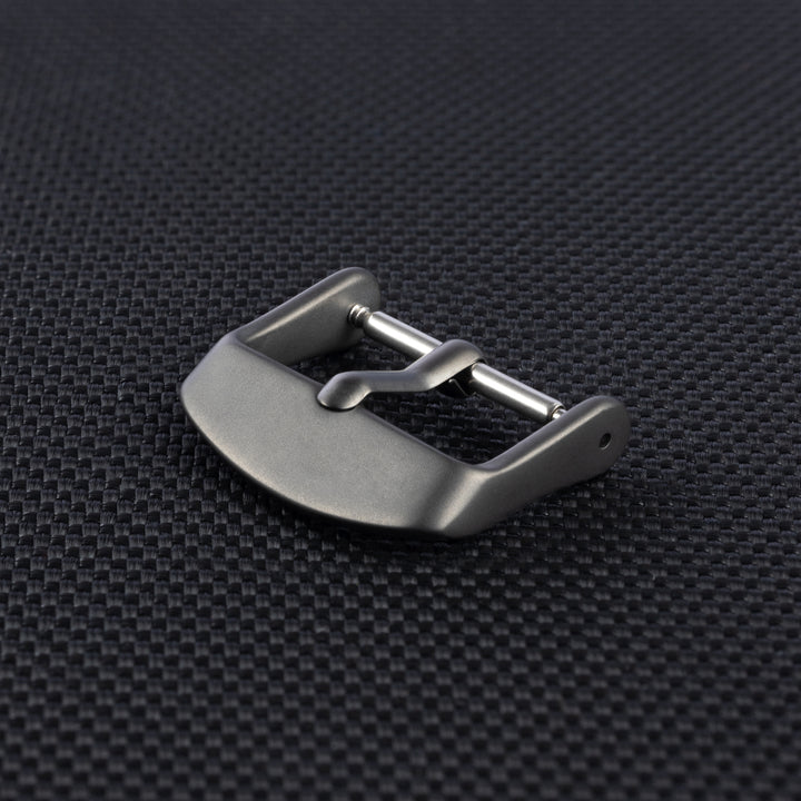 Stainless Steel Buckle - Matte Gunmetal PVD