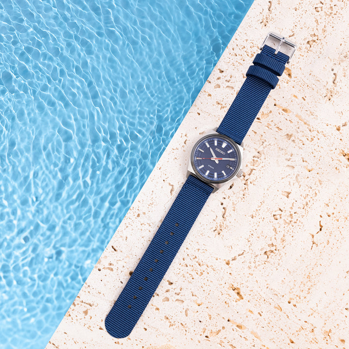 Quick Release Nylon Watch Band - Navy