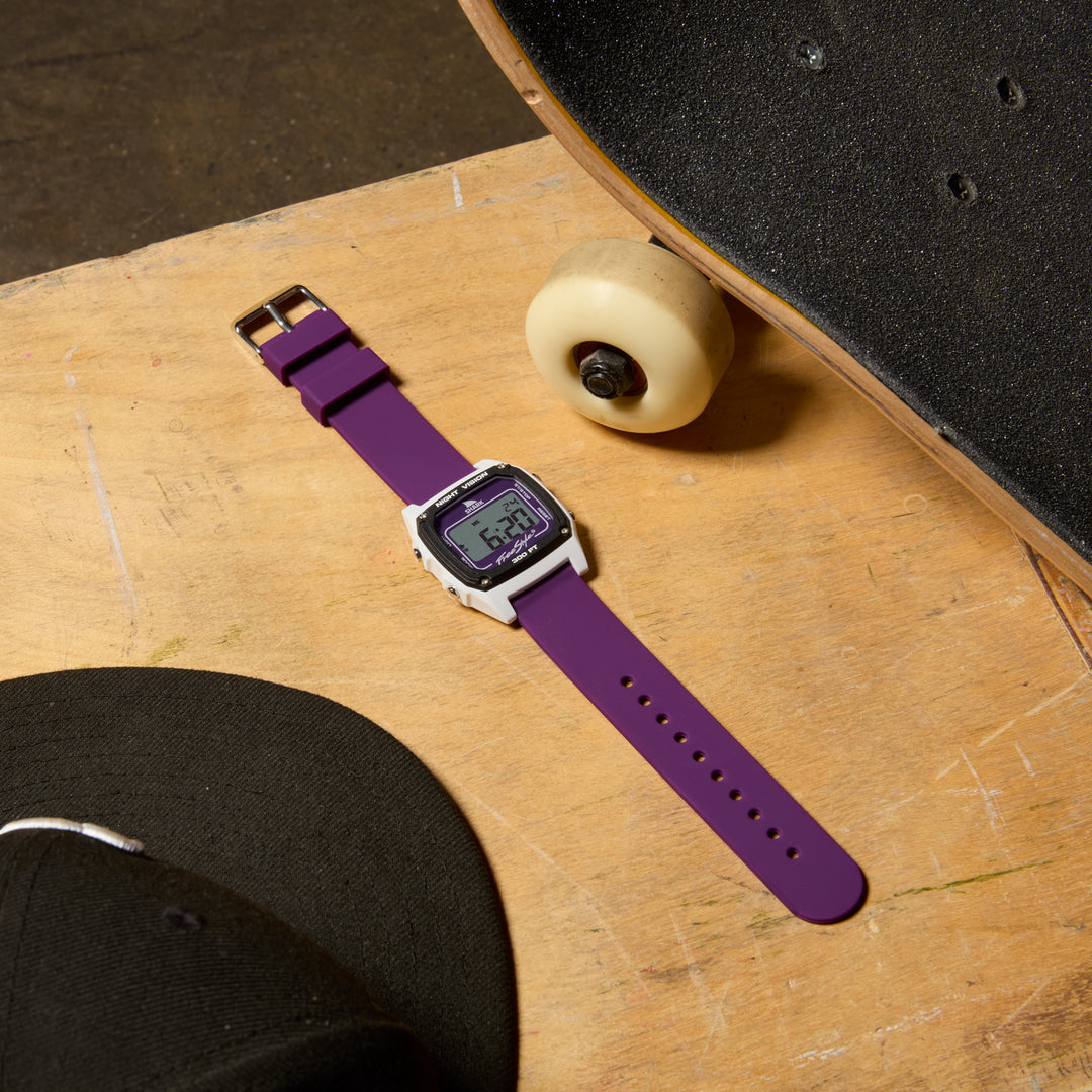 Quick Release Silicone Watch Band - Deep Purple