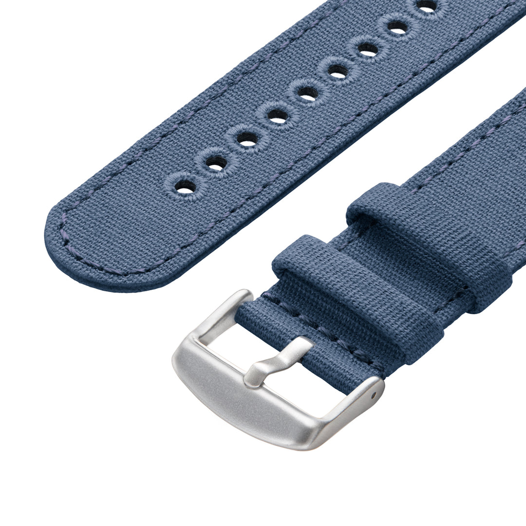 Apple Watch Canvas - Classic Denim Blue/Silver Aluminum, ARC-AWC2-BLUS42, ARC-AWC2-BLUS38