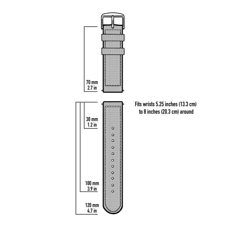 Quick Release Nylon - Black, ARC-QRN-BLK22, ARC-QRN-BLK20, ARC-QRN-BLK18