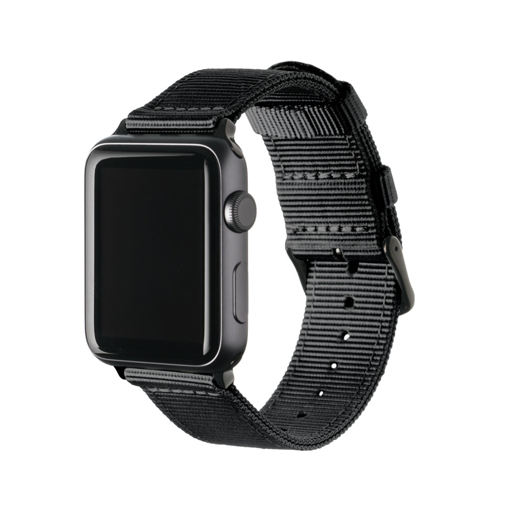 Straps Archer Watch – Nylon Black/Black Apple - Watch