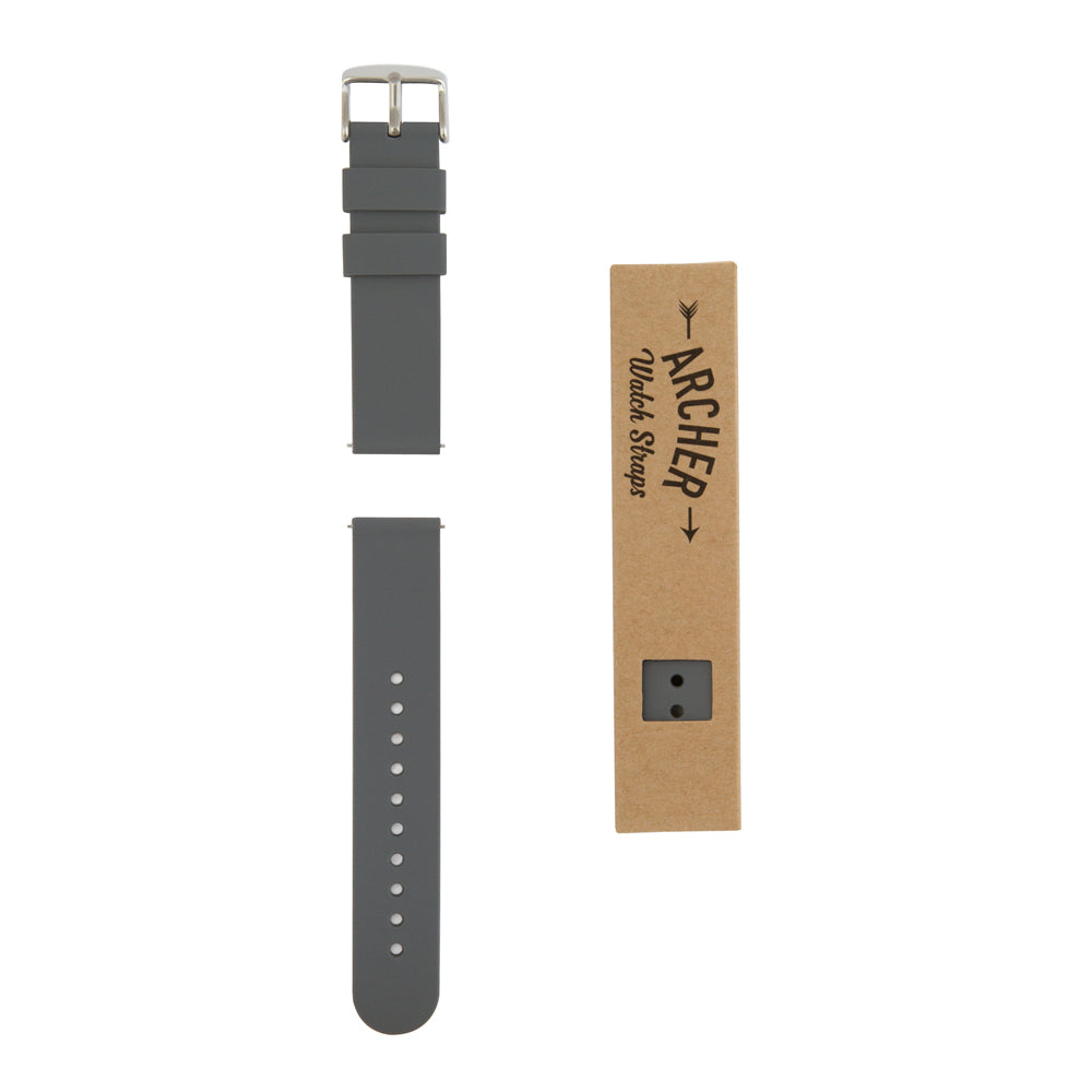 Archer Watch Straps - Silicone Quick Release Soft Rubber